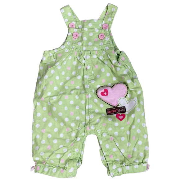 Baby girl size newborn pajamas, robe, overalls, dress bundle of 8 outfits - Picture 6 of 16